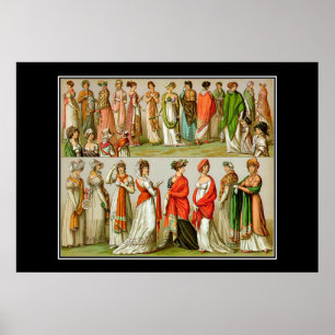 French Fashion Vintage Poster