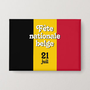 French Fête nationale belge Belgian Flag