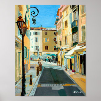 French Fine Art Old Oil Paint Impressionist Poster