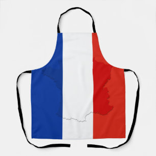 French flag apron