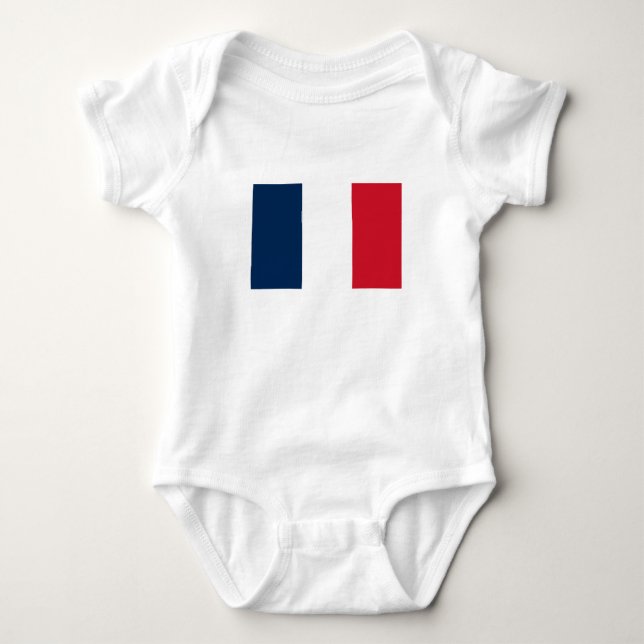 French Flag Baby Bodysuit (Front)