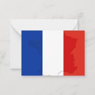 French flag card