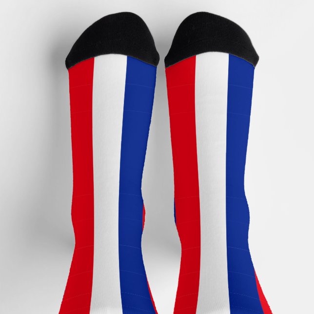 French Flag Colours Striped Socks (Top)