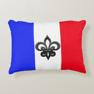 French flag decorative cushion