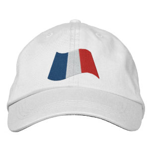 French Flag Embroidered Hat
