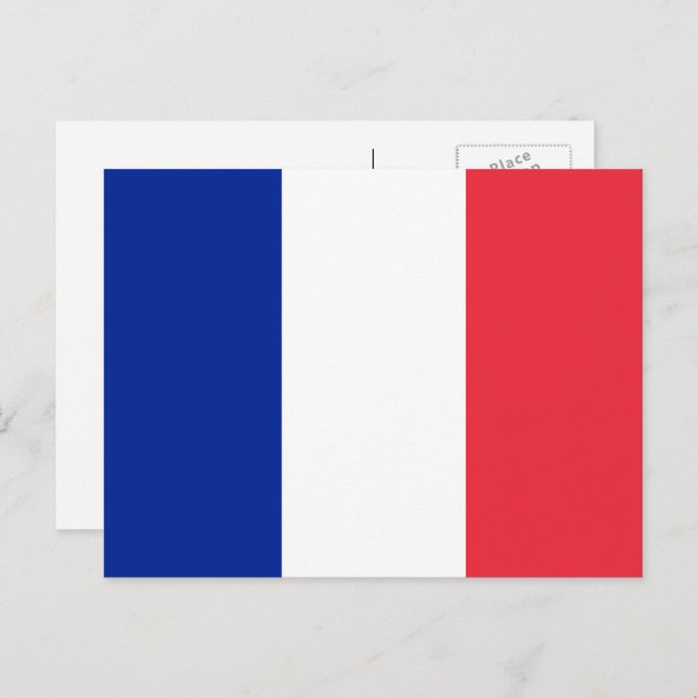 French Flag, Flag of France Postcard (Front/Back)