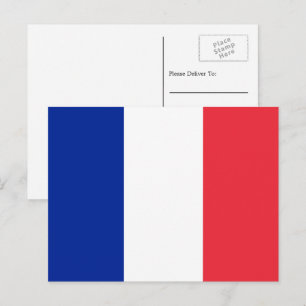 French Flag, Flag of France Postcard