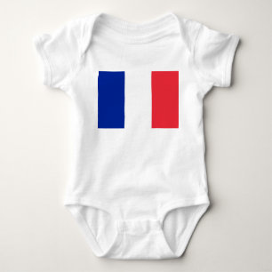 French Flag (France) Baby Bodysuit