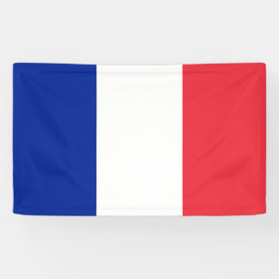 French Flag (France) Banner