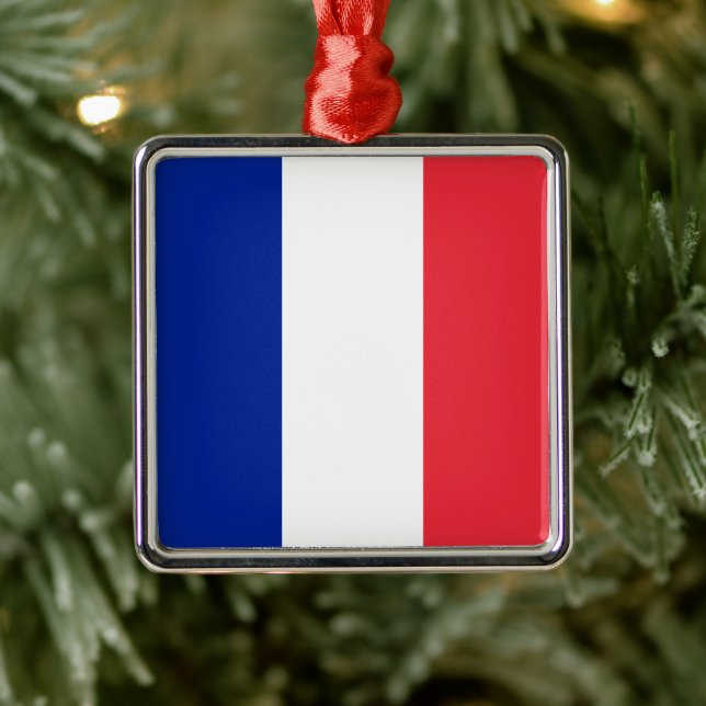 French Flag (France) Ceramic Ornament (Tree)
