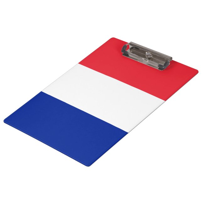 French Flag (France) Clipboard (Angled)