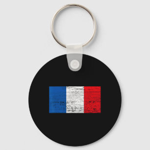 French Flag France Flag Viva La France Key Ring
