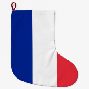 French Flag (France) Large Christmas Stocking