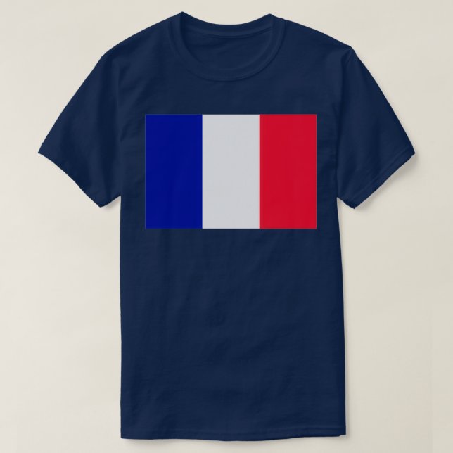 French Flag France T-Shirt (Design Front)