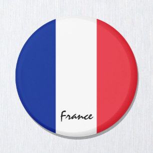 French flag & France - travel/sports fans Magnet