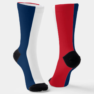 French Flag Fun Patriotic France National Pride Socks
