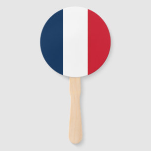 French Flag Hand Fan