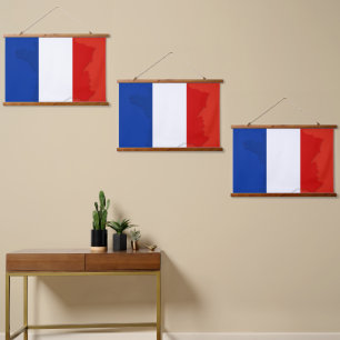 French flag hanging tapestry