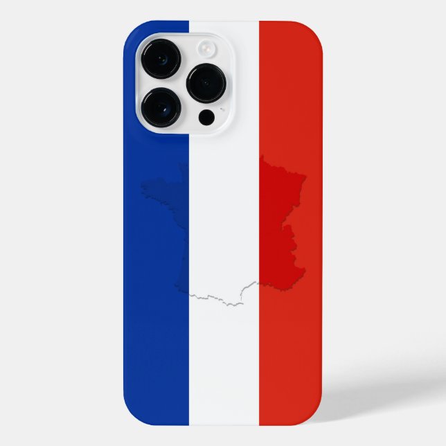 French flag iPhone case (Back)