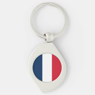 French Flag Key Ring