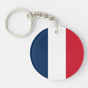 French Flag Key Ring