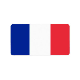 French Flag Label