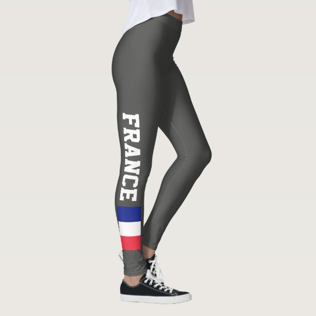 French flag leggings for sport fitness yoga (Right)