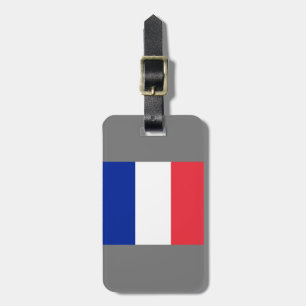 French Flag Luggage Tag