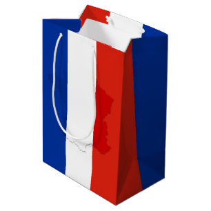 French flag medium gift bag