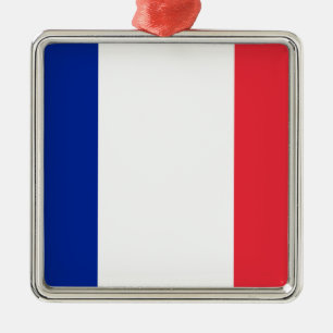 French Flag Metal Tree Decoration