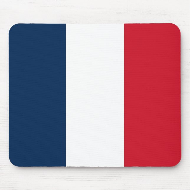 French Flag Mouse Mat (Front)