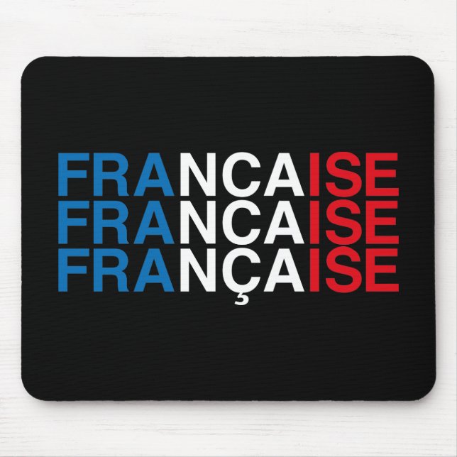 FRENCH Flag Mouse Mat (Front)