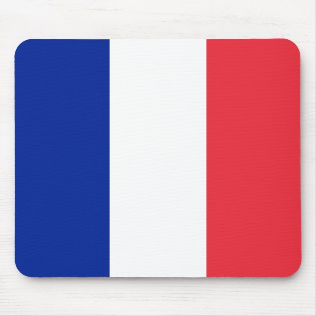 French Flag Mouse Mat (Front)