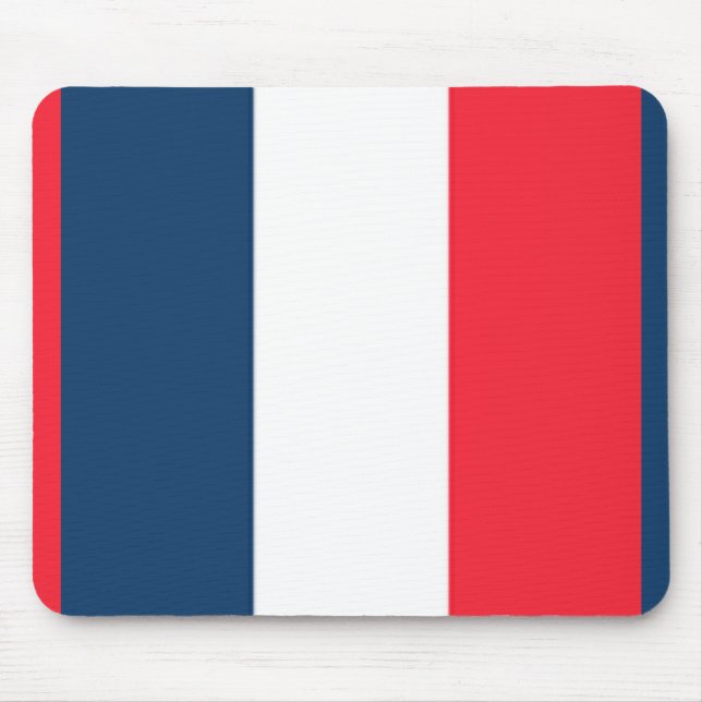 French Flag Mouse Mat (Front)