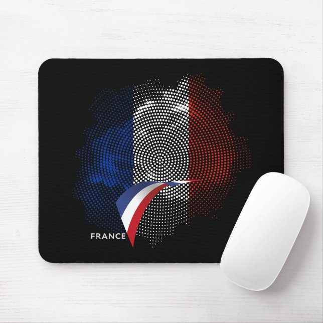 French flag mouse mat (With Mouse)