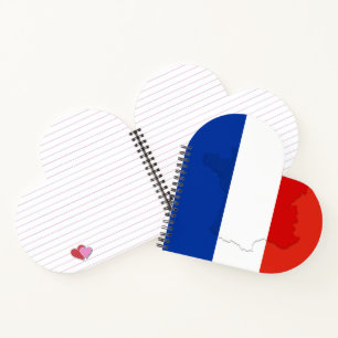 French flag notebook