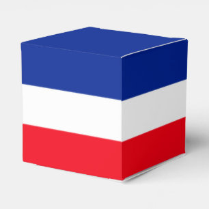 French Flag Patriotic Colours International Travel Favour Box