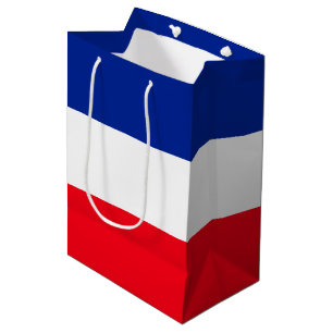 French Flag Patriotic Colours International Travel Medium Gift Bag
