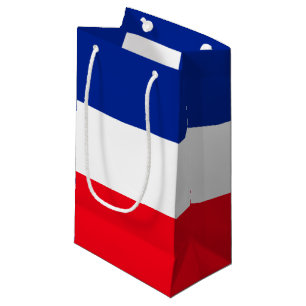 French Flag Patriotic Colours International Travel Small Gift Bag