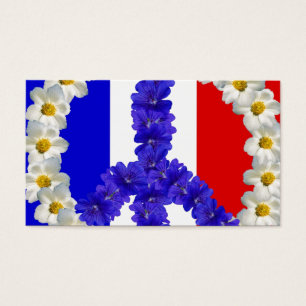 french flag peace sign