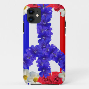 french flag peace sign iPhone 11 case