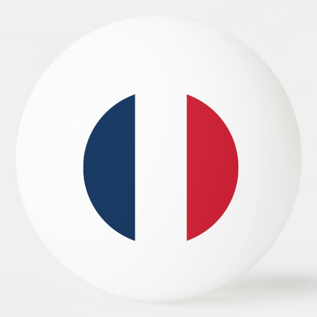 French Flag Ping Pong Ball (Front)