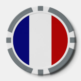 French Flag  Poker Chips