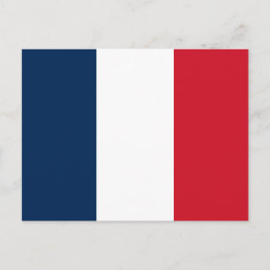 French Flag Postcard