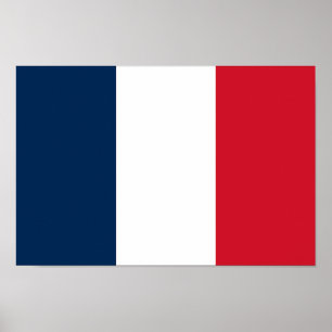 French Flag Poster