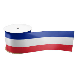 French Flag Ribbon Satin Ribbon