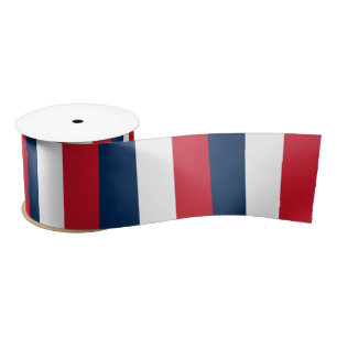 French Flag Satin Ribbon