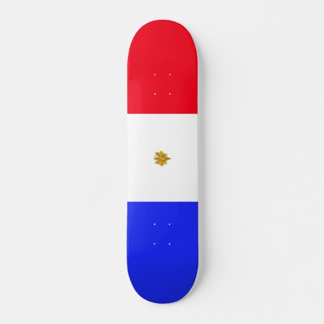 French flag skateboard (Front)