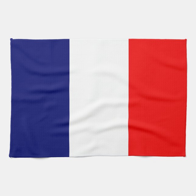 French Flag Tea Towel (Horizontal)