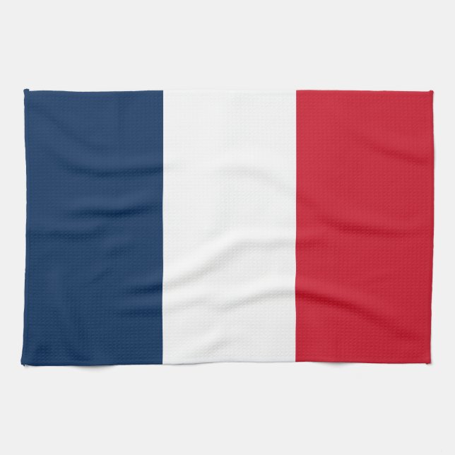 French Flag Tea Towel (Horizontal)